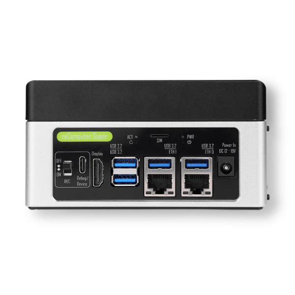 reComputer Super J3010 - NVIDIA® Jetson™ Orin™ Nano 4GB를 탑재한 고급 엣지 AI 컴퓨터 thumbnail 5